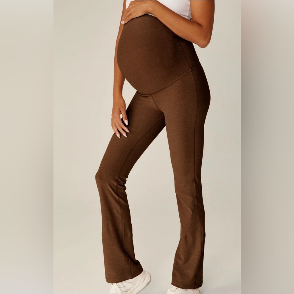 Beyond the Bump Brown Maternity Leggings